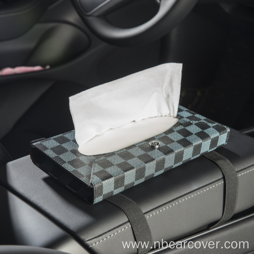 Car Sun Visor Napkin Box Resisting High Temperature